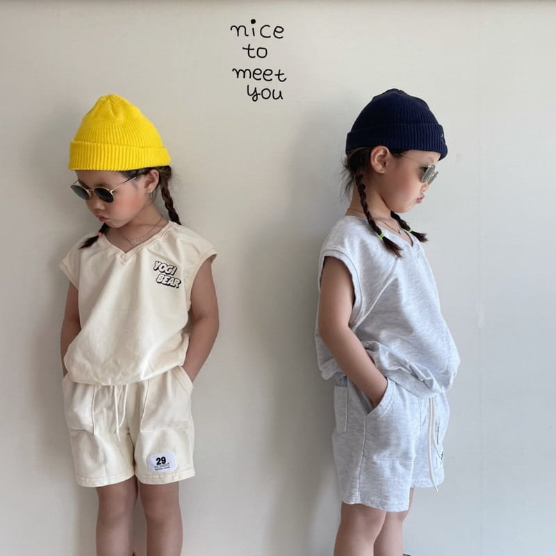 NICE TO MEET YOU - Korean Children Fashion - #Kfashion4kids - Pipi Sleeveless - 4