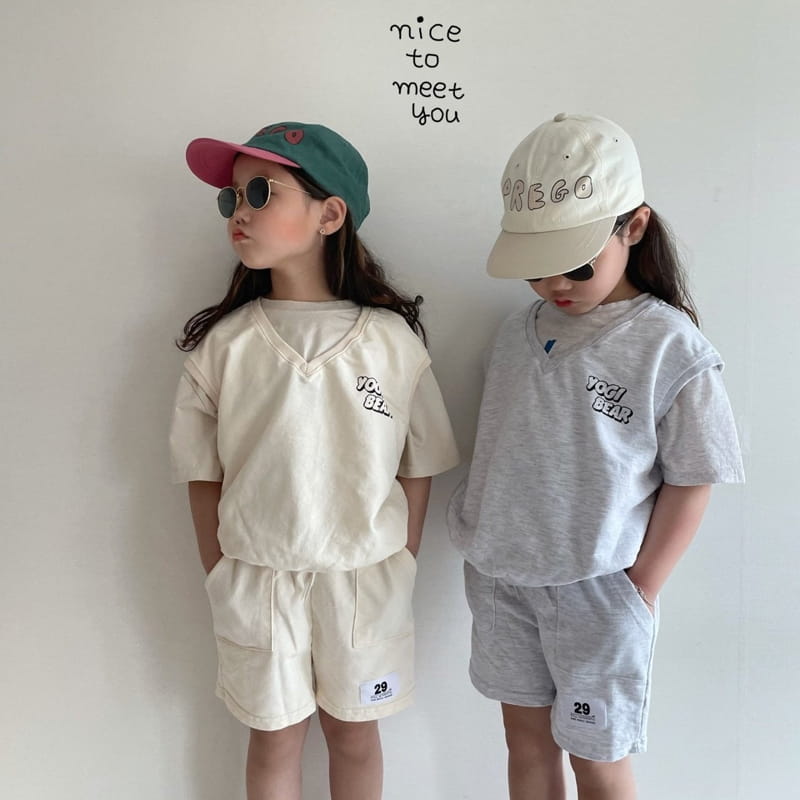 NICE TO MEET YOU - Korean Children Fashion - #Kfashion4kids - Pipi Sleeveless - 6