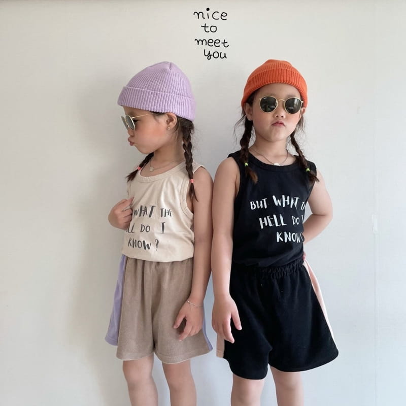 NICE TO MEET YOU - Korean Children Fashion - #Kfashion4kids - Dudu Sleeveless - 10