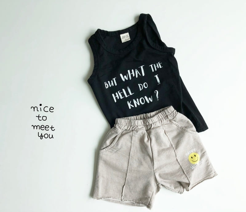 NICE TO MEET YOU - Korean Children Fashion - #Kfashion4kids - Dudu Sleeveless - 12