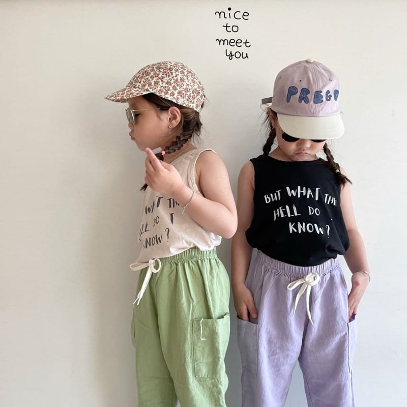NICE TO MEET YOU - Korean Children Fashion - #Kfashion4kids - Dudu Sleeveless - 2