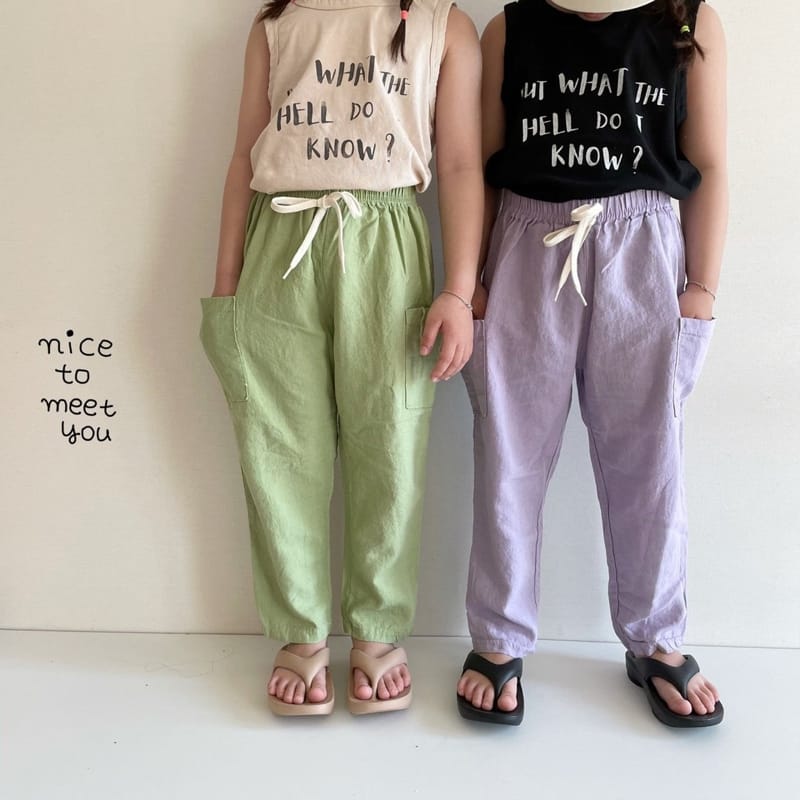 NICE TO MEET YOU - Korean Children Fashion - #Kfashion4kids - Dudu Sleeveless - 4