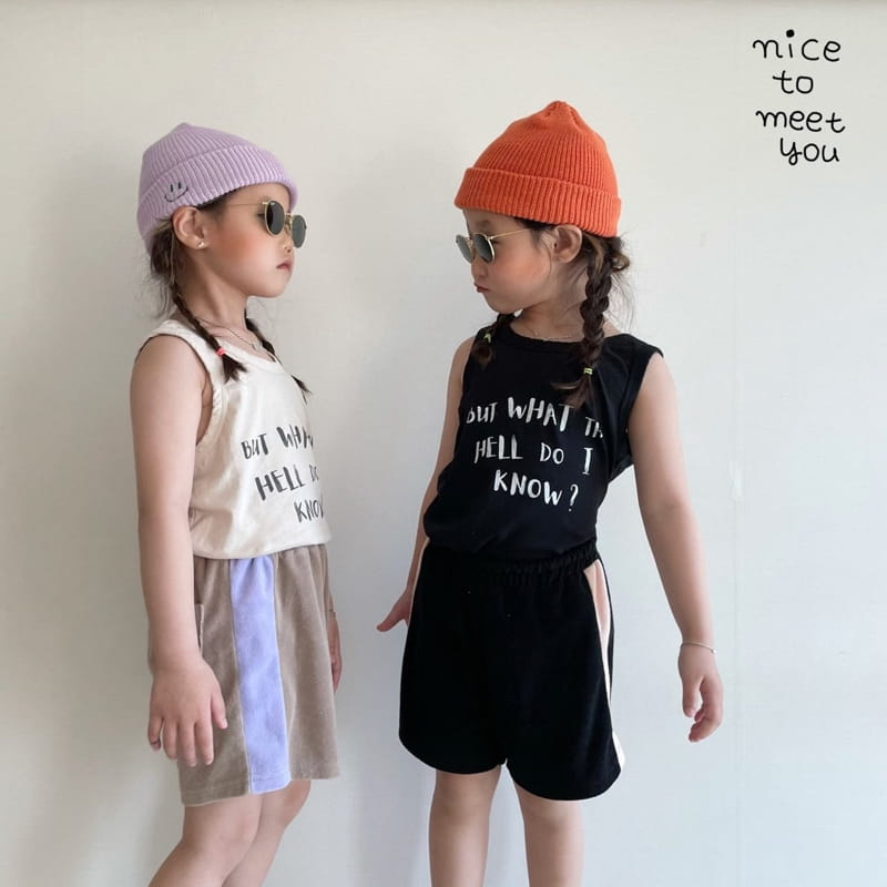 NICE TO MEET YOU - Korean Children Fashion - #Kfashion4kids - Dudu Sleeveless - 5