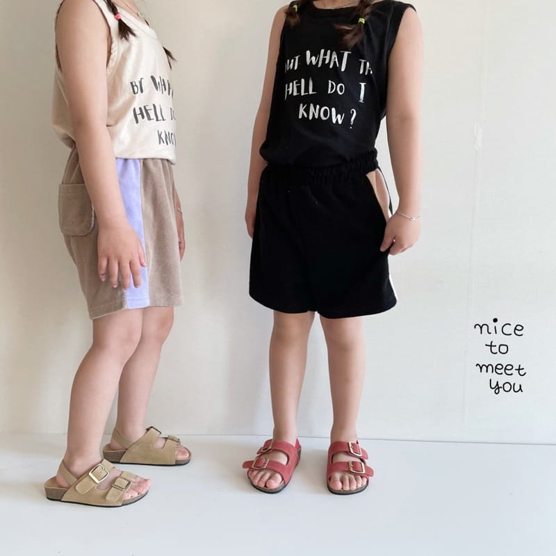 NICE TO MEET YOU - Korean Children Fashion - #Kfashion4kids - Dudu Sleeveless - 7