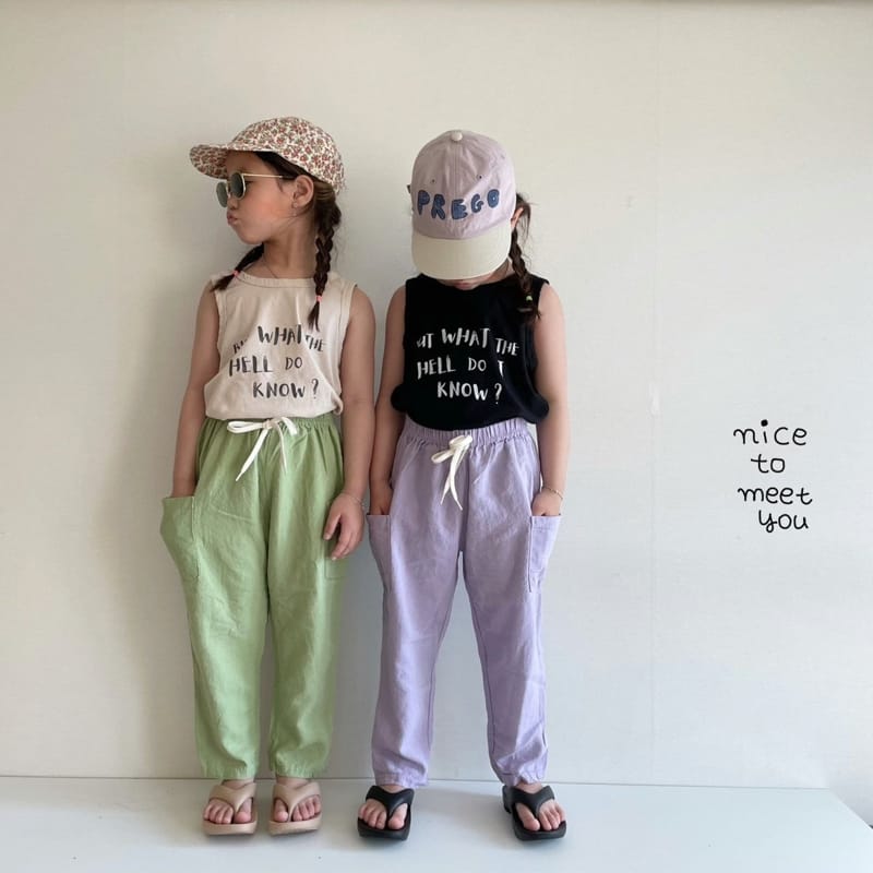 NICE TO MEET YOU - Korean Children Fashion - #Kfashion4kids - Dudu Sleeveless - 8