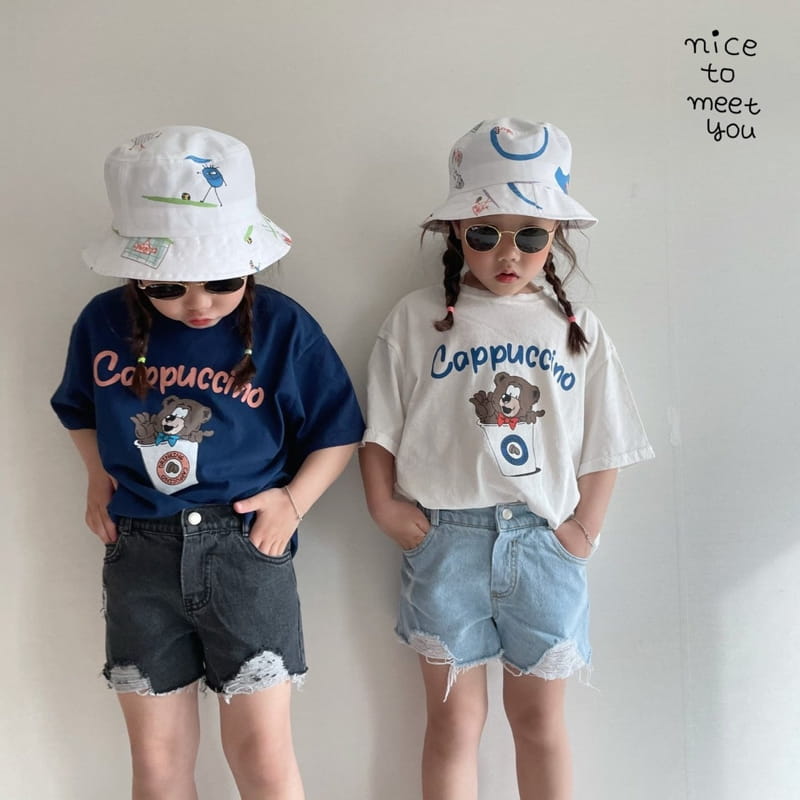 NICE TO MEET YOU - Korean Children Fashion - #Kfashion4kids - Cappuccino Tee - 2
