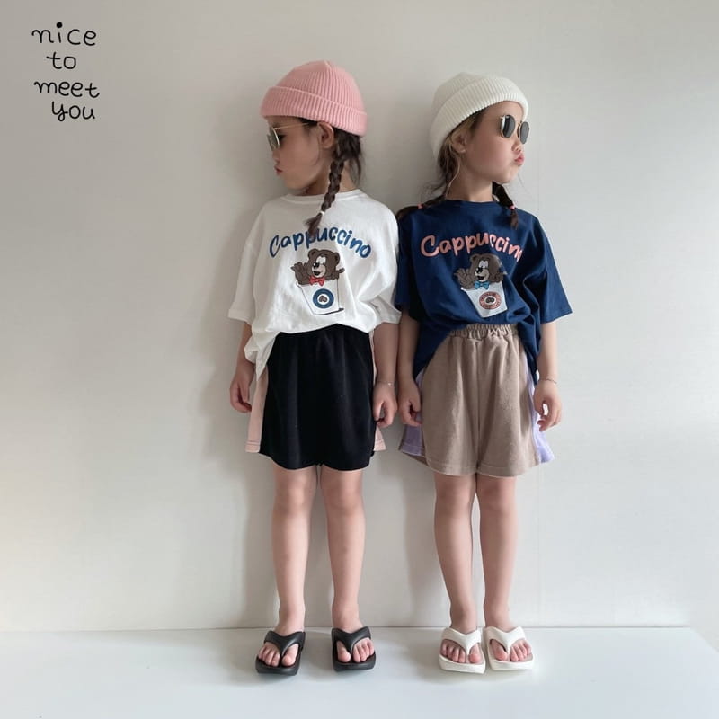 NICE TO MEET YOU - Korean Children Fashion - #Kfashion4kids - Cappuccino Tee - 7