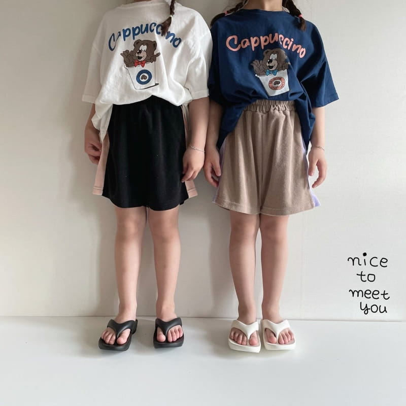 NICE TO MEET YOU - Korean Children Fashion - #Kfashion4kids - Cappuccino Tee - 8