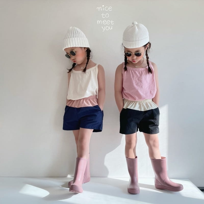 NICE TO MEET YOU - Korean Children Fashion - #Kfashion4kids - Cozy Sleeveless - 2