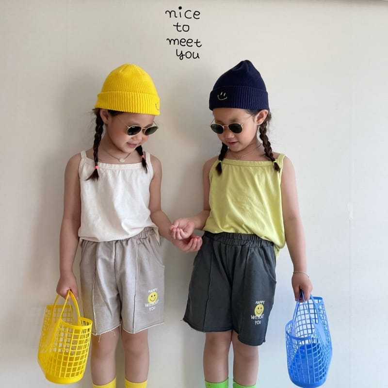 NICE TO MEET YOU - Korean Children Fashion - #Kfashion4kids - Cozy Sleeveless - 3