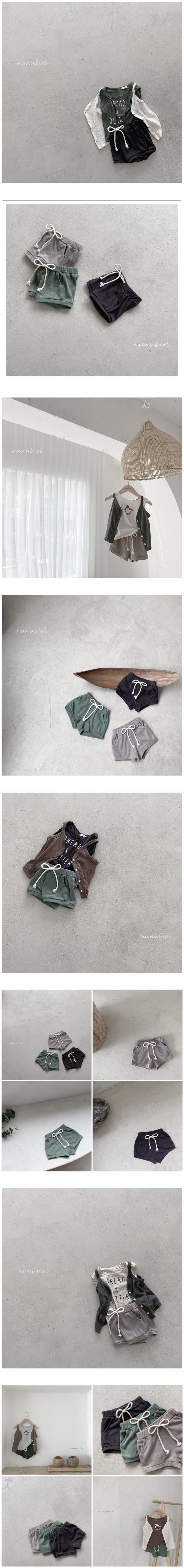 NUNUBIEL - Korean Children Fashion - #Kfashion4kids - Waffle Shorts