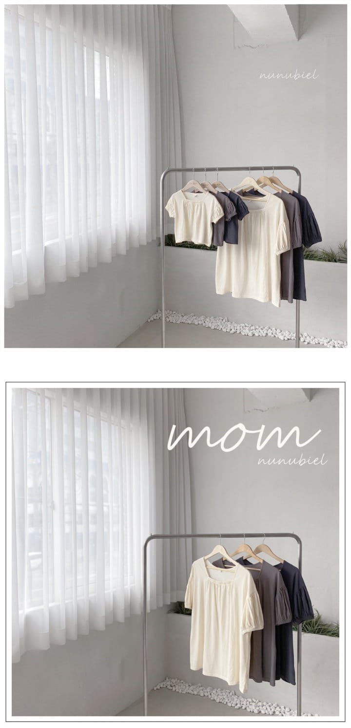 NUNUBIEL - Korean Children Fashion - #Kfashion4kids - Mom Egg Shirring Tee