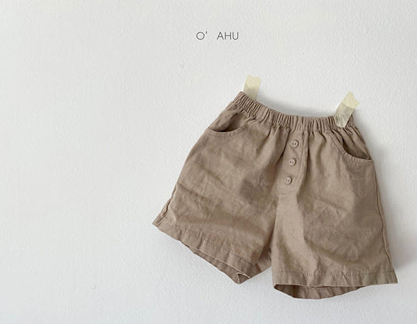 O'AHU - Korean Children Fashion - #Kfashion4kids - Other Linen Shorts - 4