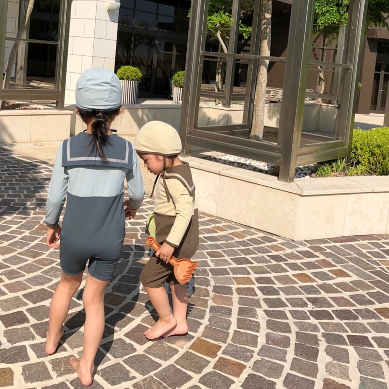 OATMEAL - Korean Children Fashion - #Kfashion4kids - Marang Swim Bodysuit - 3