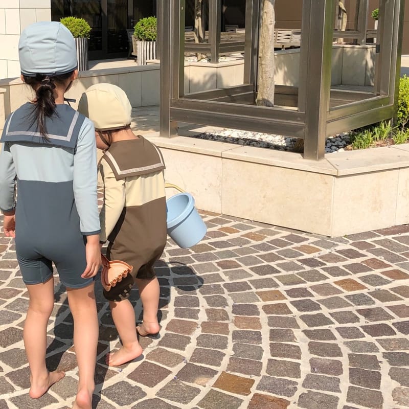 OATMEAL - Korean Children Fashion - #Kfashion4kids - Marang Swim Bodysuit - 4