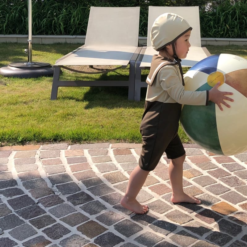 OATMEAL - Korean Children Fashion - #Kfashion4kids - Marang Swim Bodysuit - 9