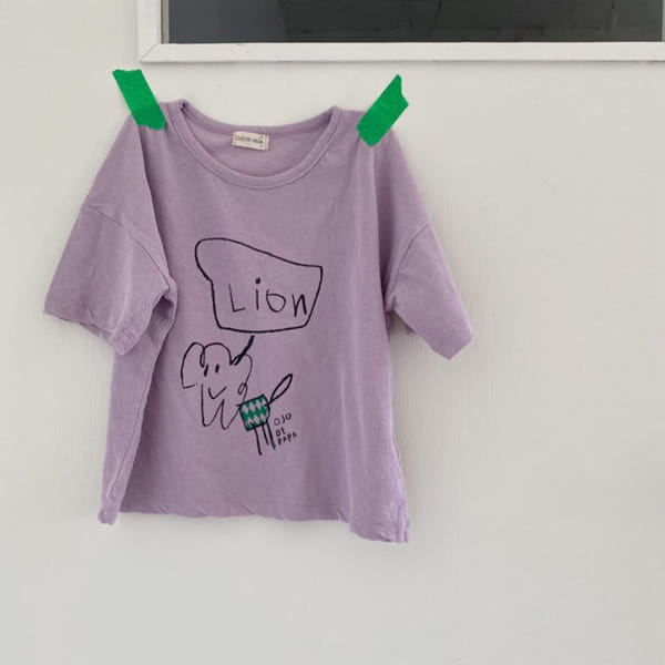 OJODEPAPA - Korean Children Fashion - #Kfashion4kids - Lion Tee - 2