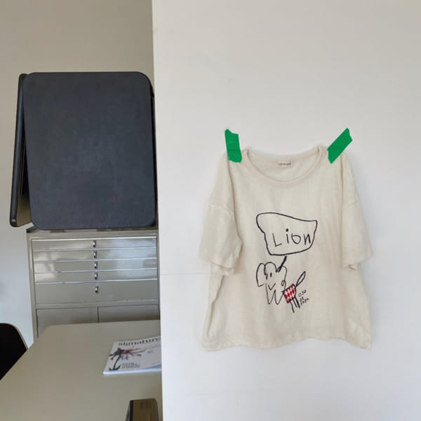 OJODEPAPA - Korean Children Fashion - #Kfashion4kids - Lion Tee - 4