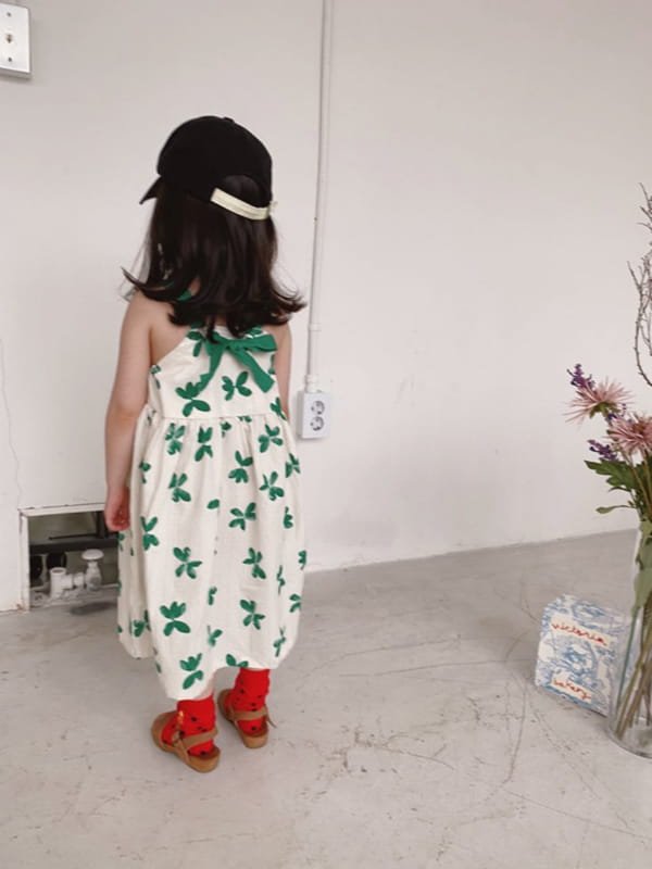 OJODEPAPA - Korean Children Fashion - #Kfashion4kids - Clover One-piece - 4