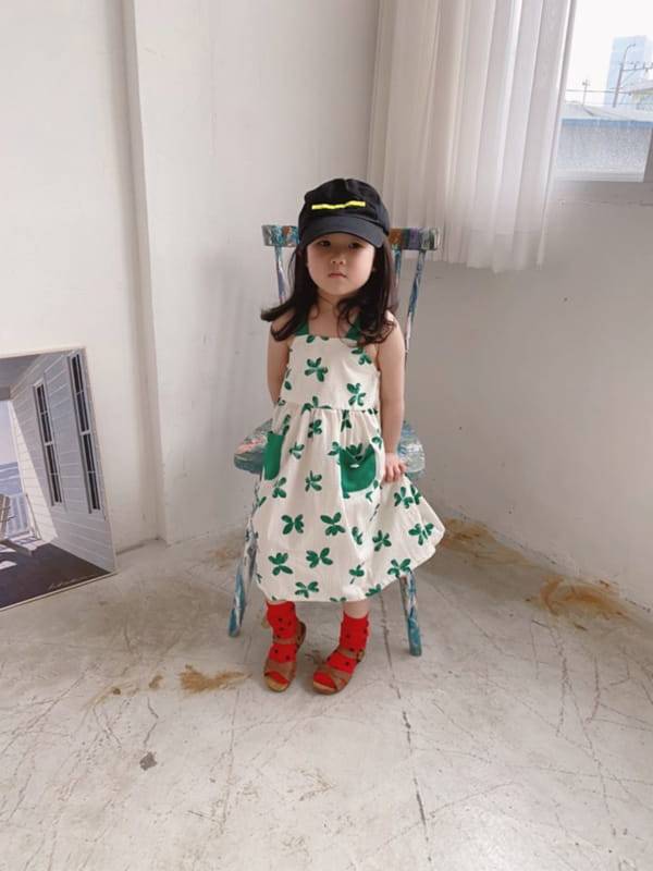 OJODEPAPA - Korean Children Fashion - #Kfashion4kids - Clover One-piece - 5