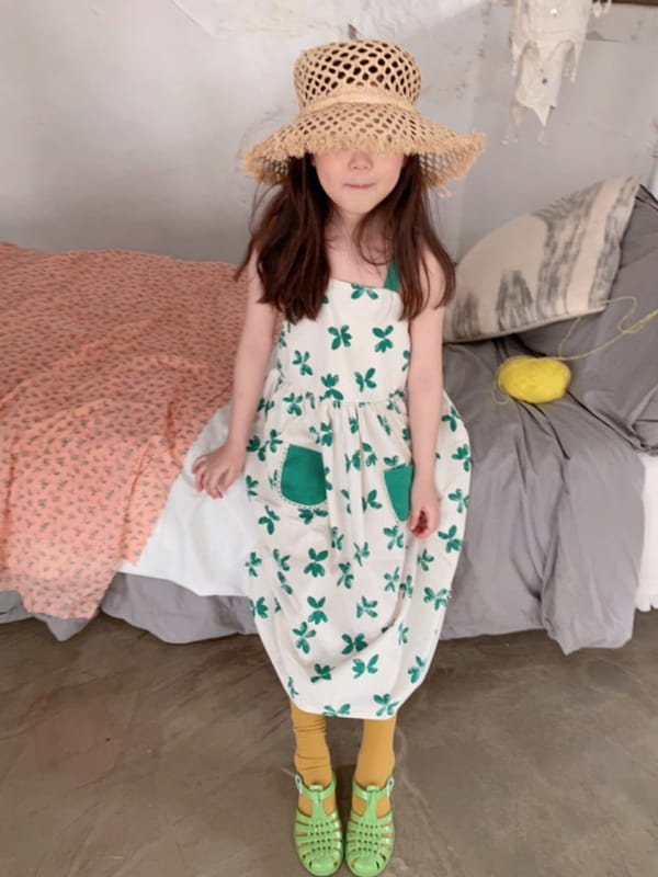 OJODEPAPA - Korean Children Fashion - #Kfashion4kids - Clover One-piece - 8