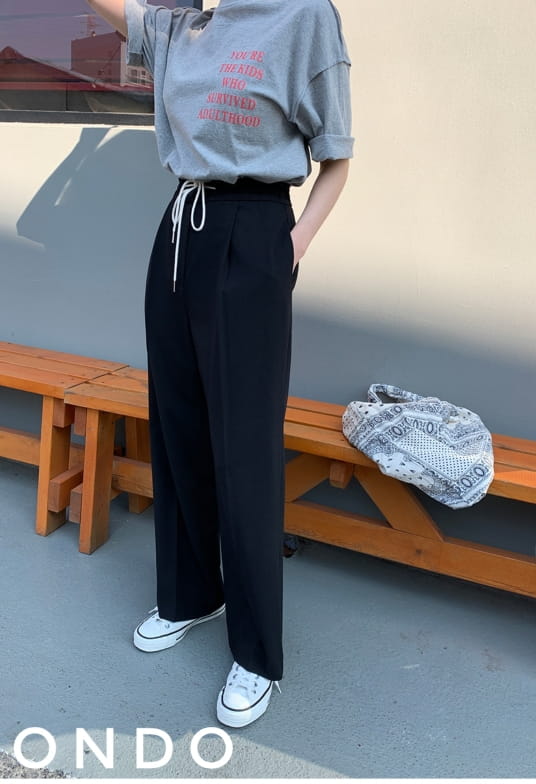 ONDO - Korean Children Fashion - #Kfashion4kids - String Pants - 3