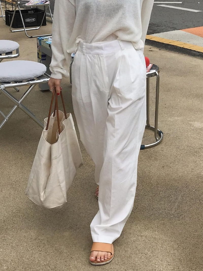 ONDO - Korean Children Fashion - #Kfashion4kids - Linen Pintuck Pants - 3