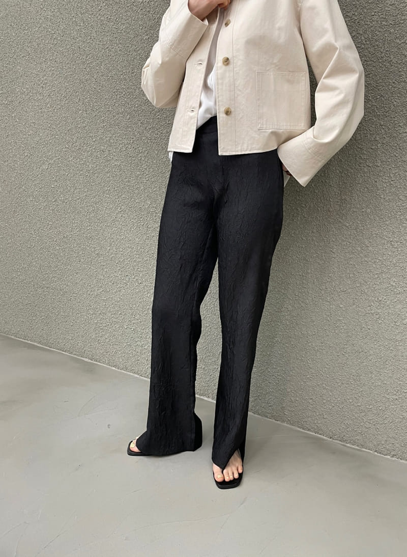 ONDO - Korean Children Fashion - #Kfashion4kids - Wrinkle Slit Pants - 2