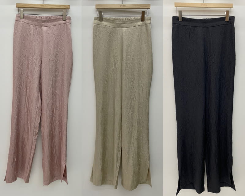 ONDO - Korean Children Fashion - #Kfashion4kids - Wrinkle Slit Pants - 4