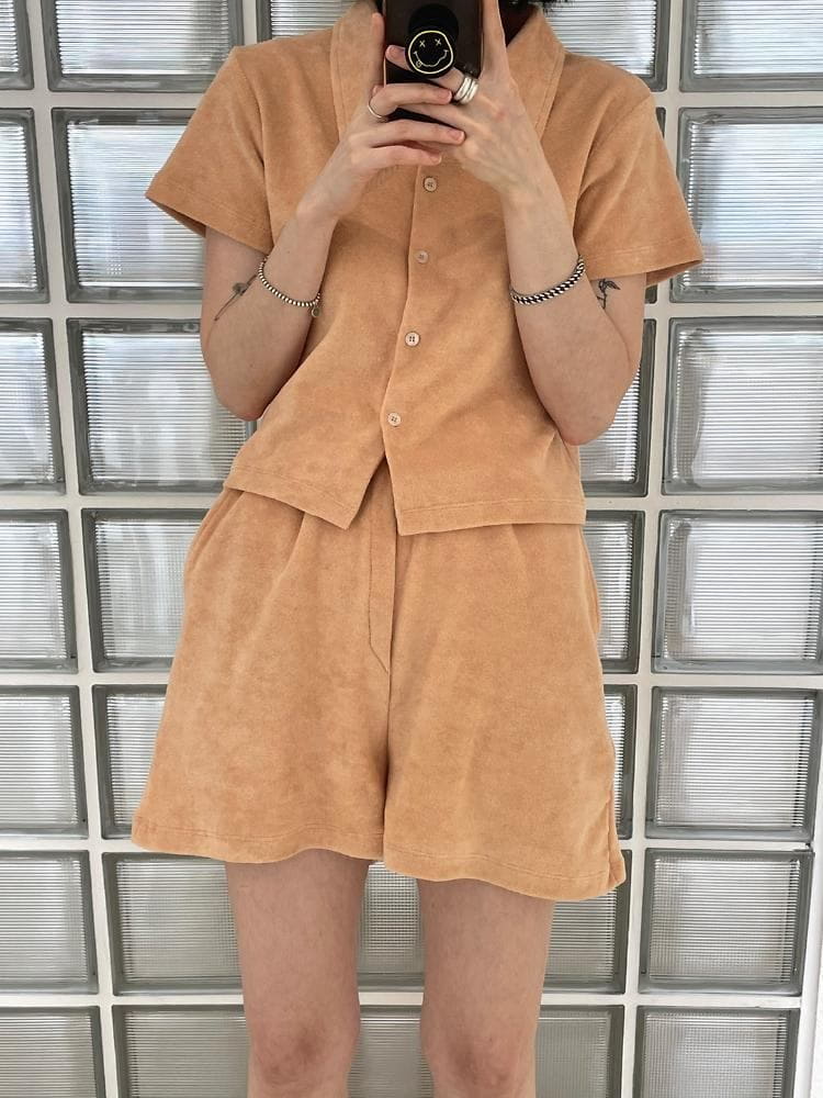ONDO - Korean Children Fashion - #Kfashion4kids - Terry Shirt Pants - 2