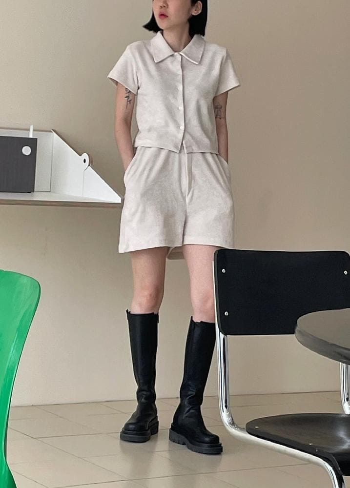 ONDO - Korean Children Fashion - #Kfashion4kids - Terry Shirt Pants - 3