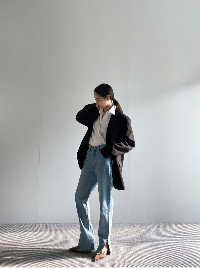 ONDO - Korean Children Fashion - #Kfashion4kids - Open Slit Jeans - 2