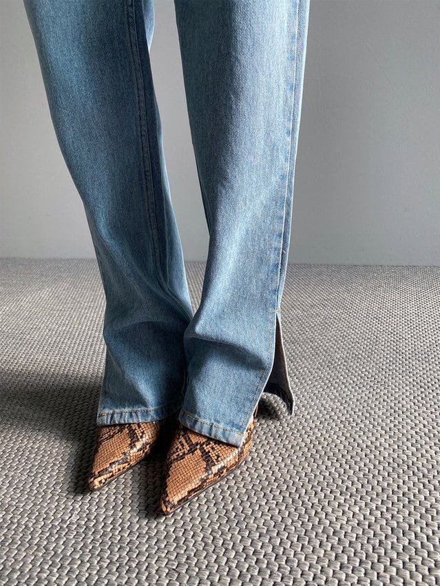ONDO - Korean Children Fashion - #Kfashion4kids - Open Slit Jeans - 3