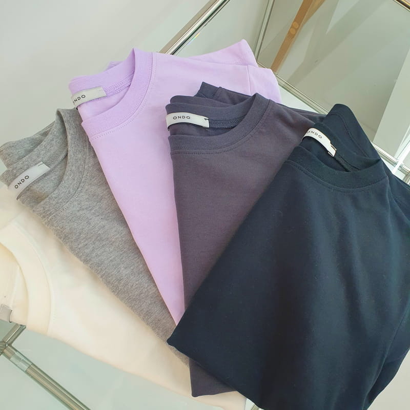 ONDO - Korean Children Fashion - #Kfashion4kids - Plan Short Sleeves Tee - 4