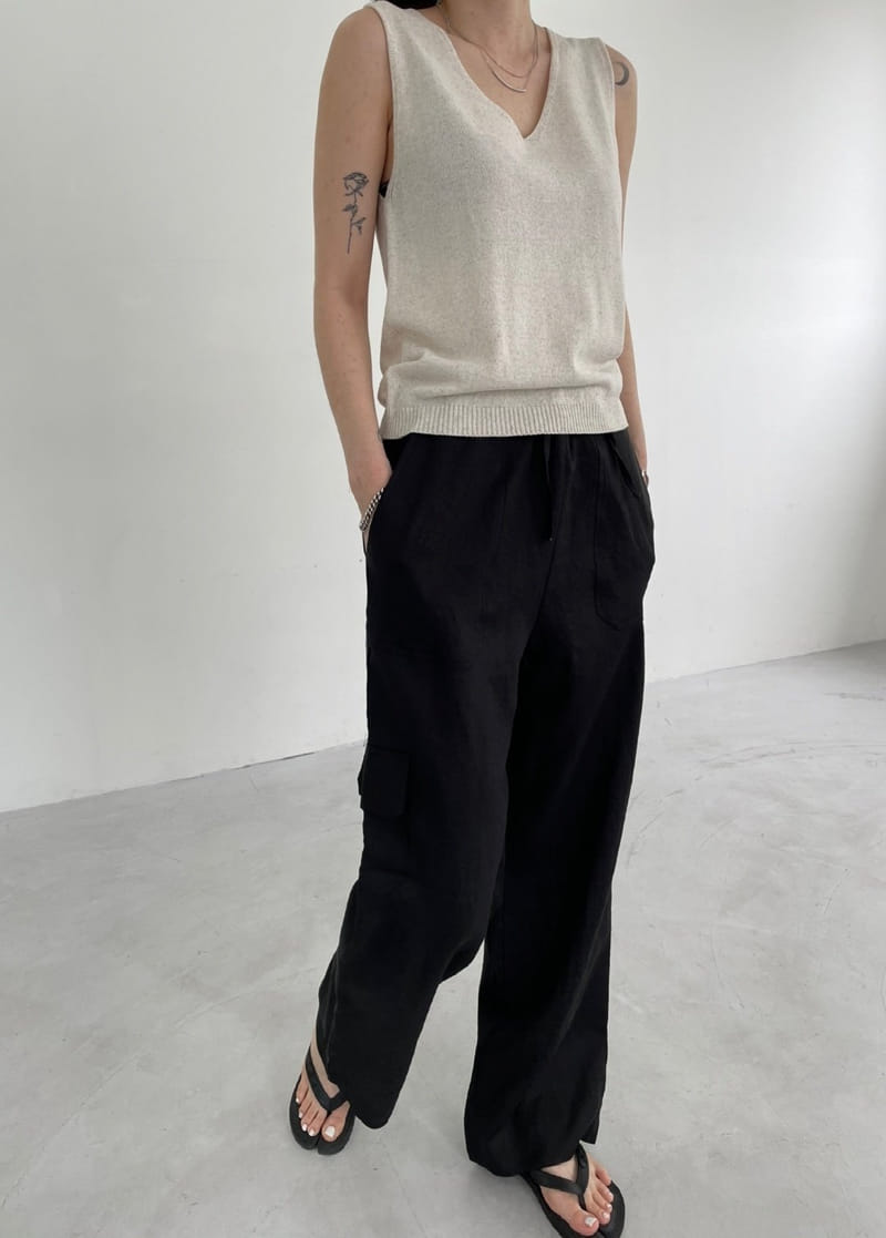 ONDO - Korean Children Fashion - #Kfashion4kids - Linen Pocket Pants - 3