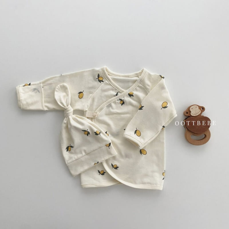 OOTT BEBE - Korean Children Fashion - #Kfashion4kids - Summer Upper Garment with Bonnet