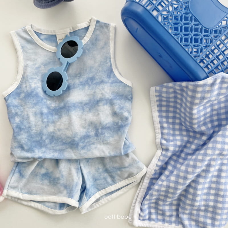 OOTT BEBE - Korean Children Fashion - #Kfashion4kids - Hawaii Top Bottom Set - 6