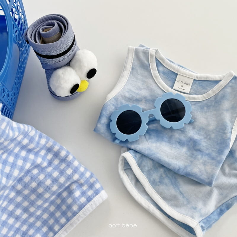 OOTT BEBE - Korean Children Fashion - #Kfashion4kids - Hawaii Top Bottom Set - 9