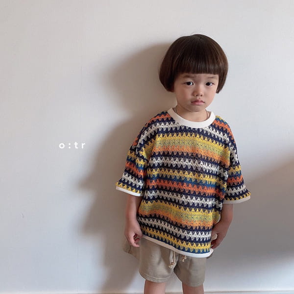 OTR - Korean Children Fashion - #Kfashion4kids - Lego Knit Short SleevesTee - 11