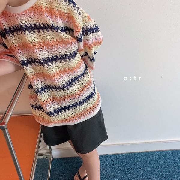 OTR - Korean Children Fashion - #Kfashion4kids - Lego Knit Short SleevesTee - 9