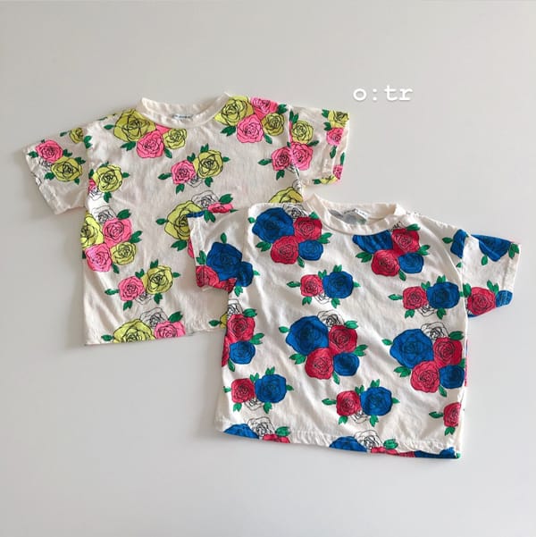 OTR - Korean Children Fashion - #Kfashion4kids - Oscar Flower Tee - 2