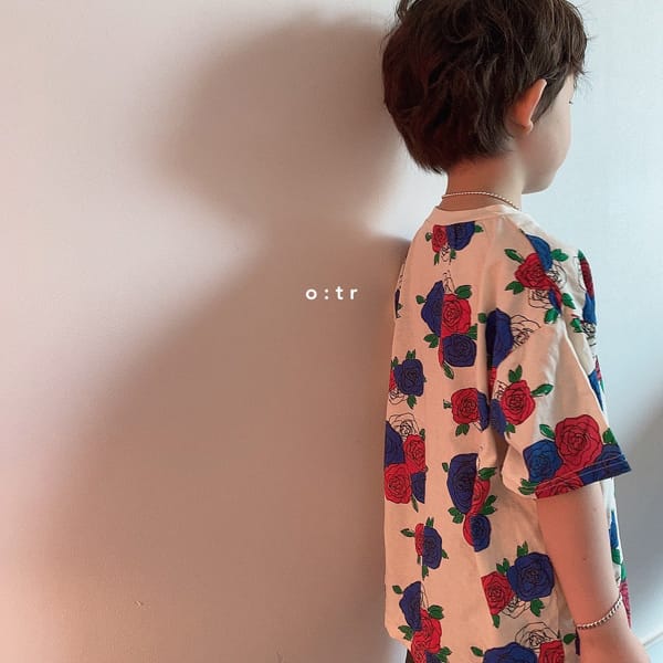 OTR - Korean Children Fashion - #Kfashion4kids - Oscar Flower Tee - 4