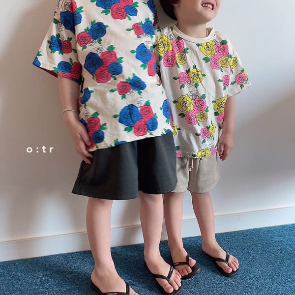 OTR - Korean Children Fashion - #Kfashion4kids - Oscar Flower Tee - 5