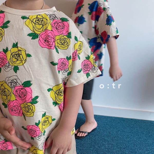 OTR - Korean Children Fashion - #Kfashion4kids - Oscar Flower Tee - 6