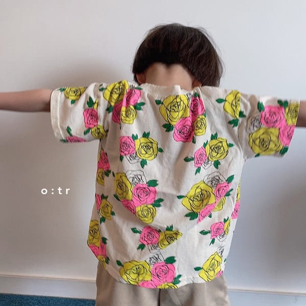 OTR - Korean Children Fashion - #Kfashion4kids - Oscar Flower Tee - 8