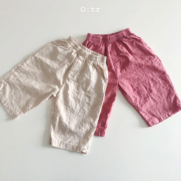 OTR - Korean Children Fashion - #Kfashion4kids - Cool Linen Pants