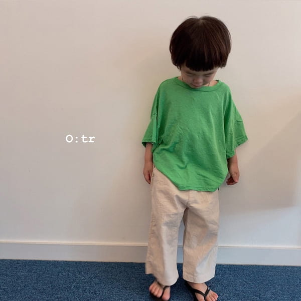 OTR - Korean Children Fashion - #Kfashion4kids - Cool Linen Tee