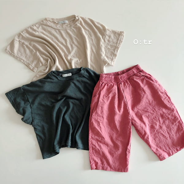 OTR - Korean Children Fashion - #Kfashion4kids - Cool Linen Tee - 3