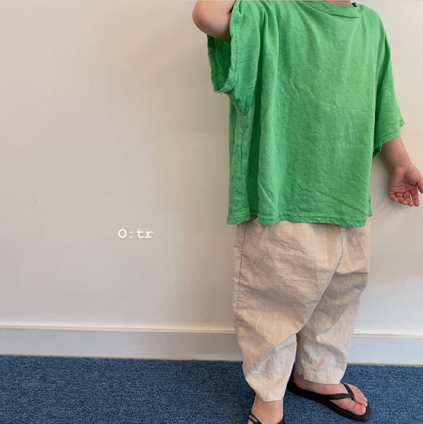 OTR - Korean Children Fashion - #Kfashion4kids - Cool Linen Tee - 7