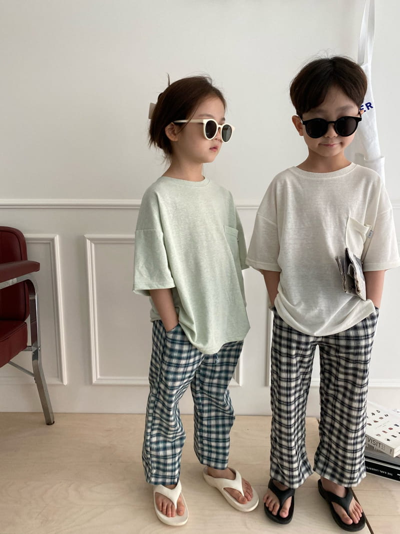 OUR - Korean Children Fashion - #Kfashion4kids - Coa Check Pants - 5